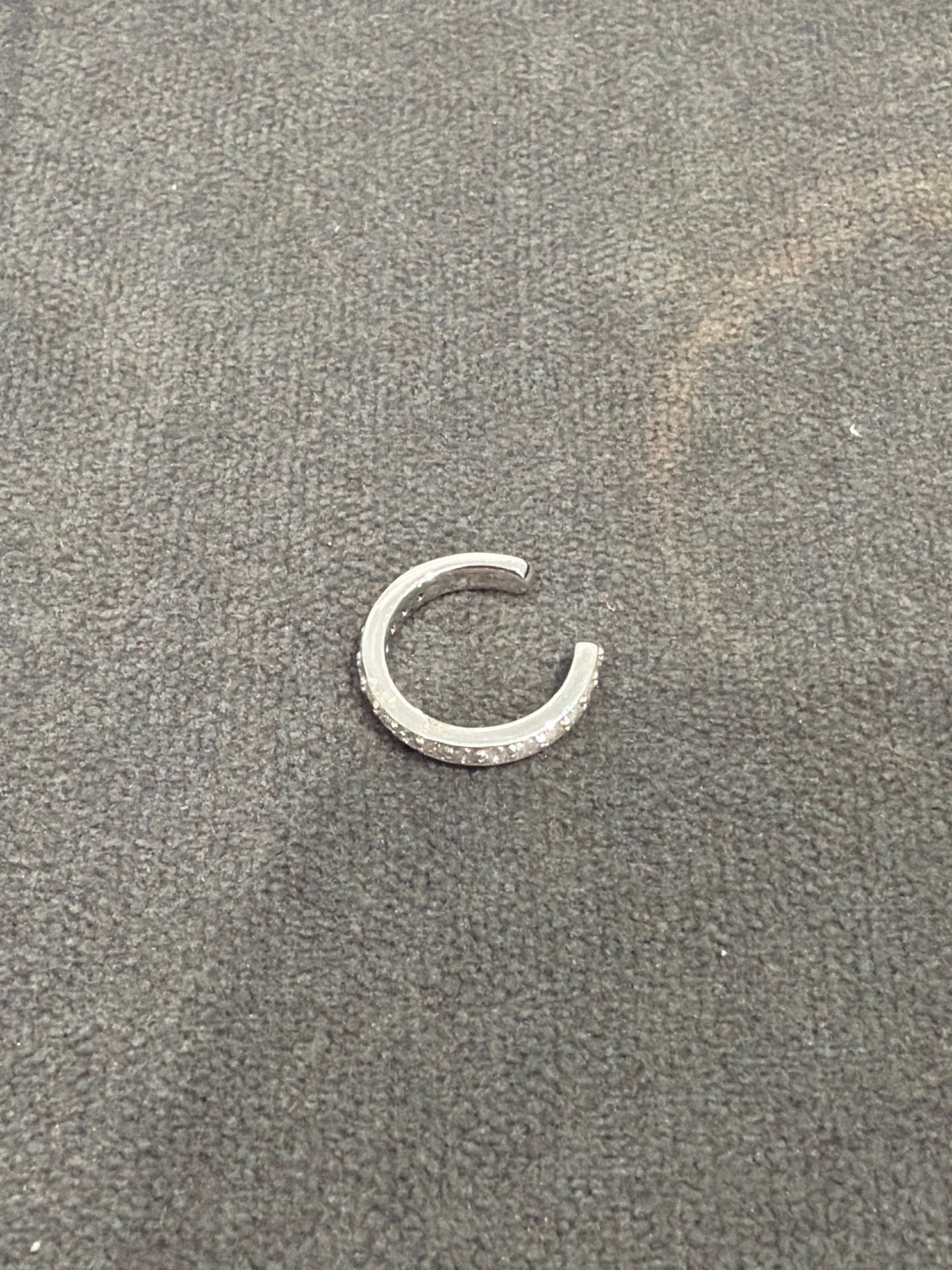 White Gold Diamond Ear Cuff