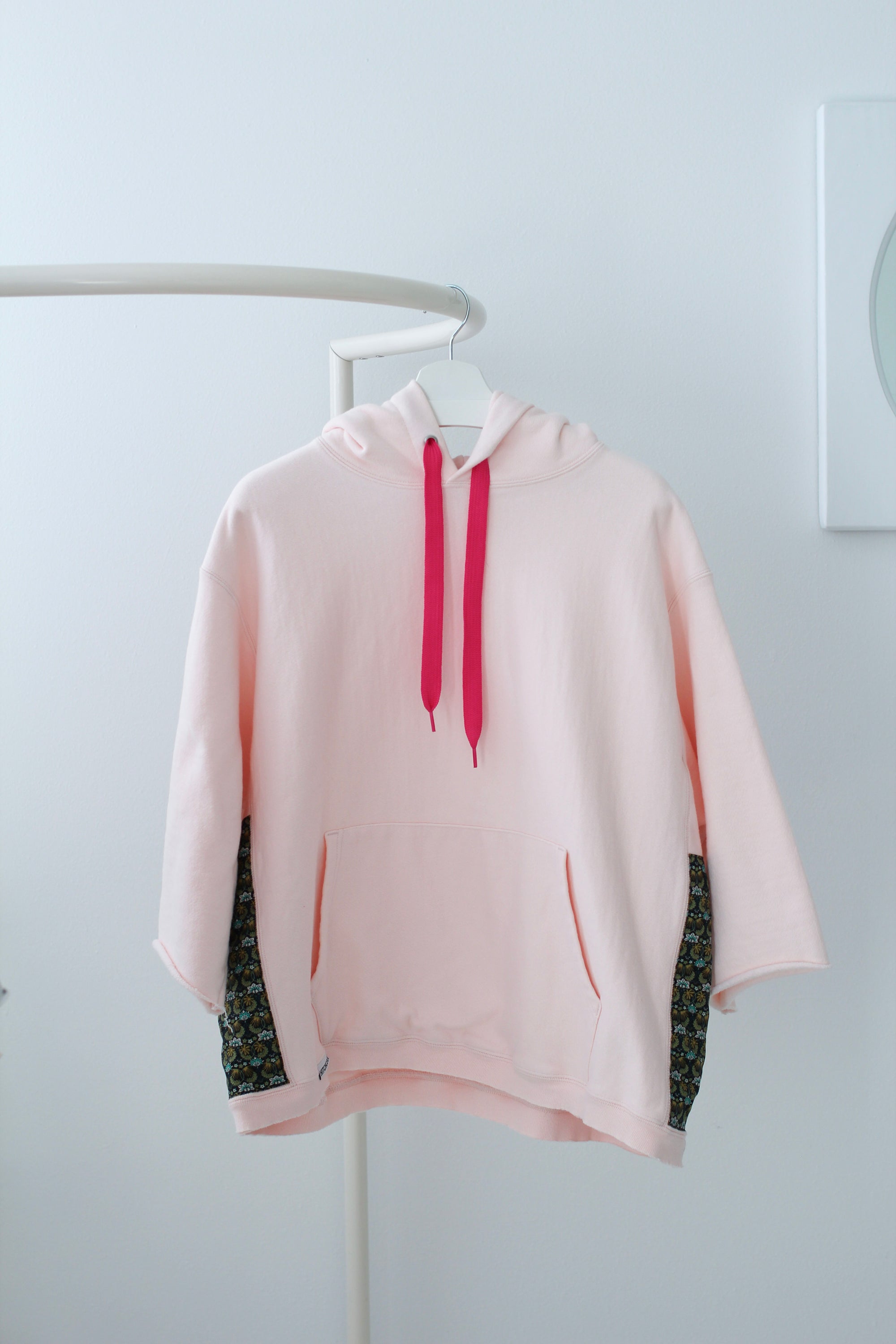 XL Blush Hoodie with Navy Liberty Floral