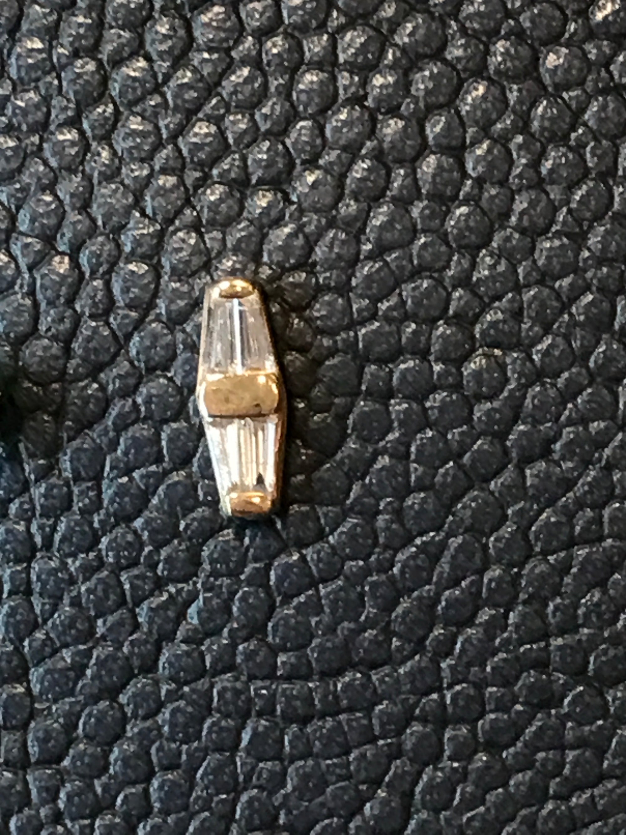 Double Baguette Stud (single)