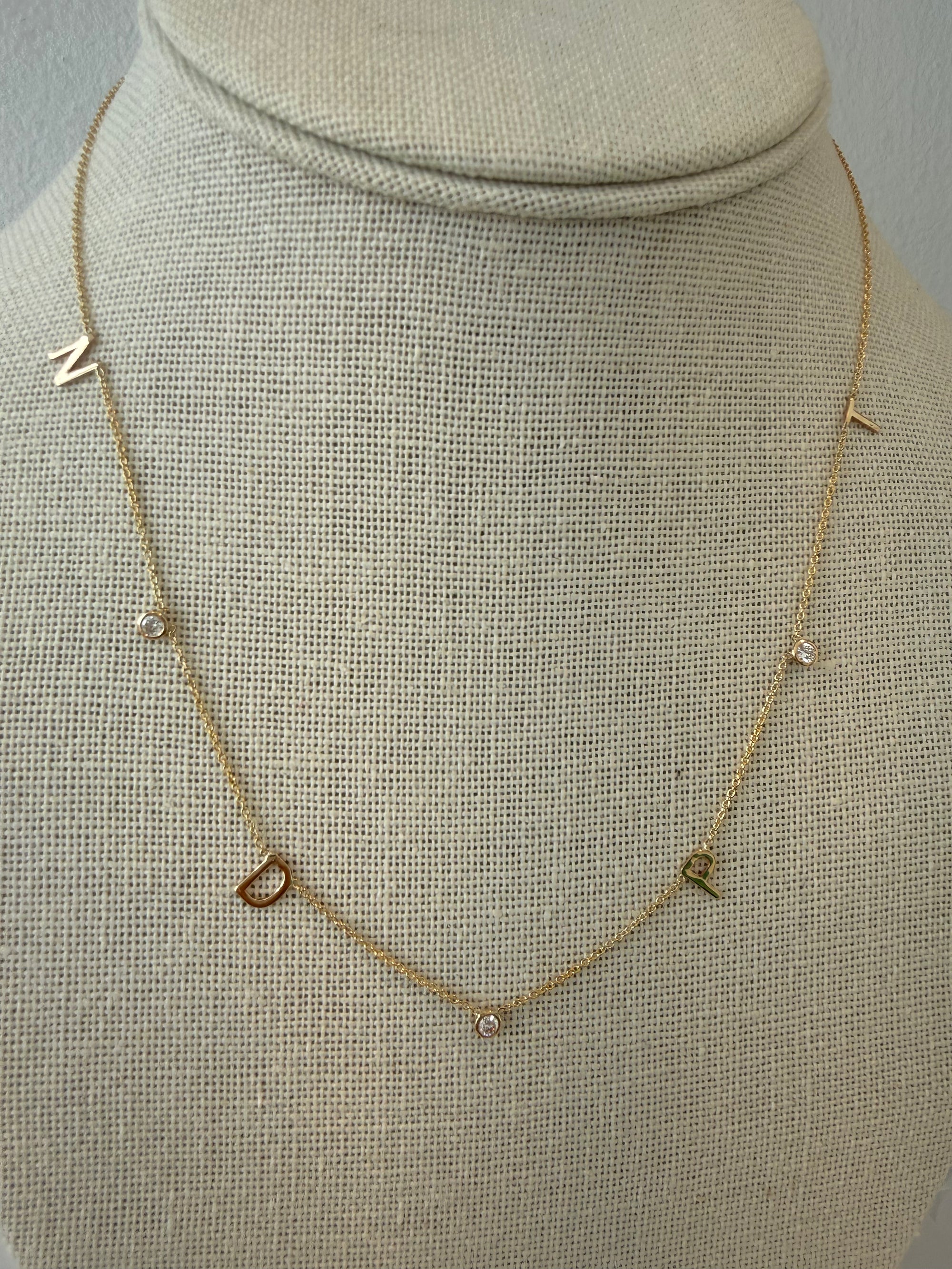 "NDPT" Diamond Necklace