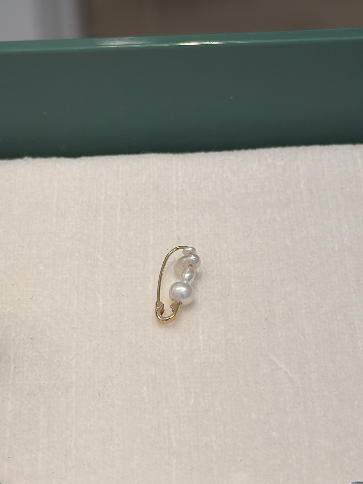Loren Stewart Mini Pearl Safety Pin