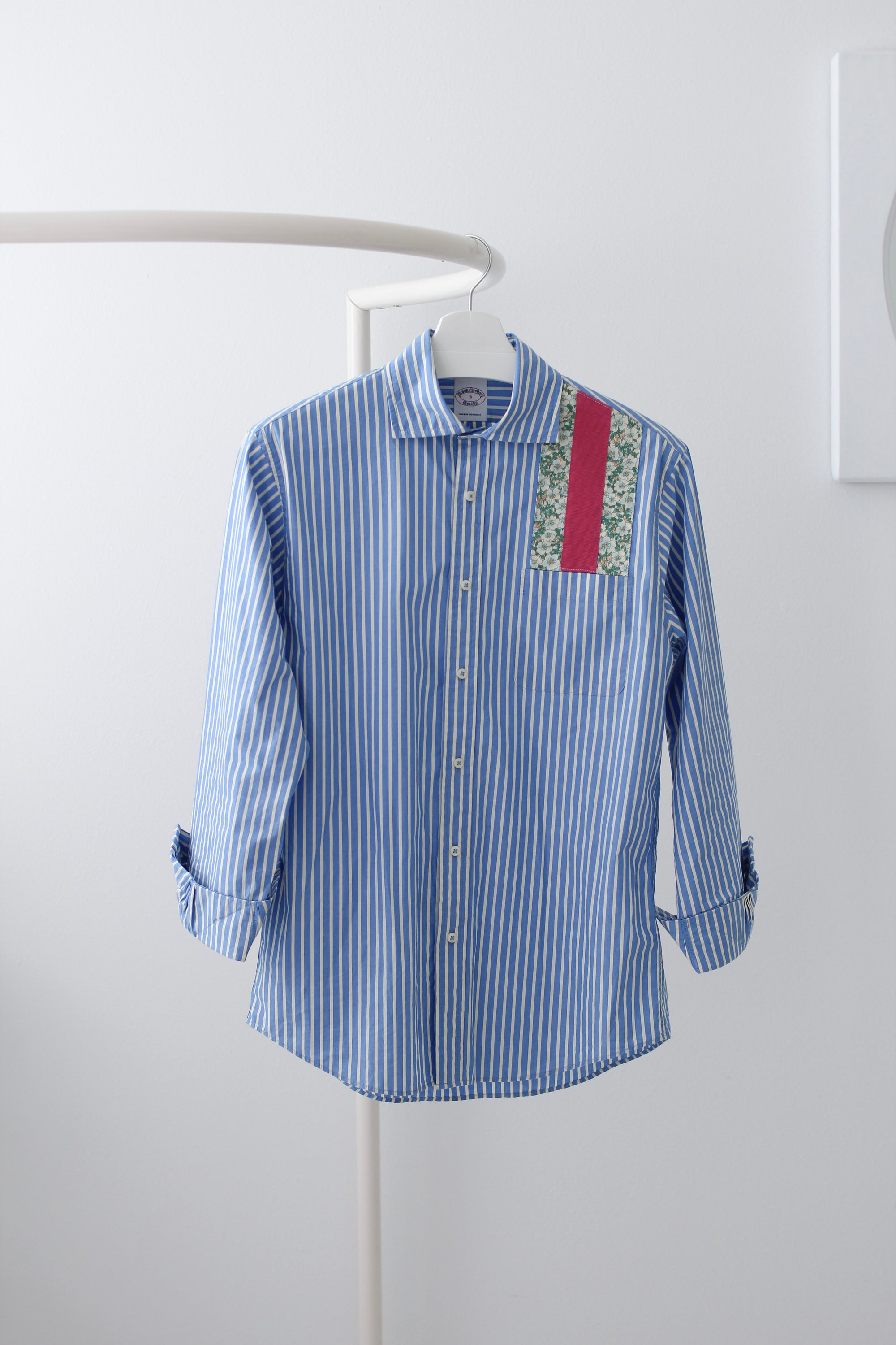 Small Blue Ribbon Pocket Shirt