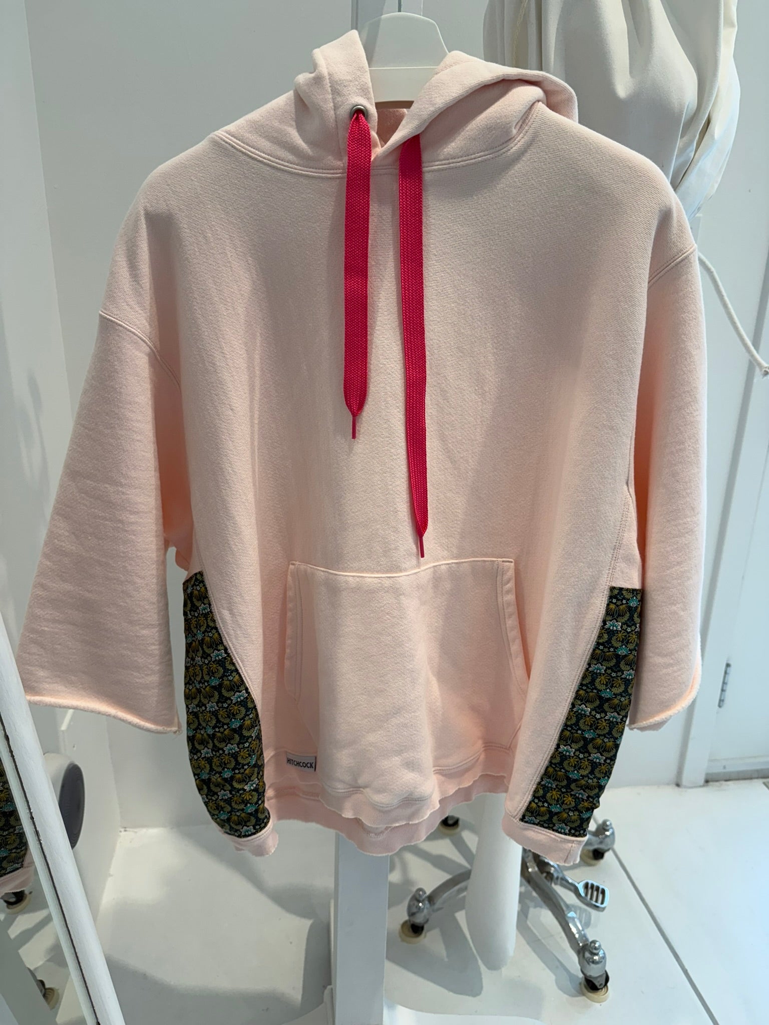 XL Blush Hoodie with Navy Liberty Floral