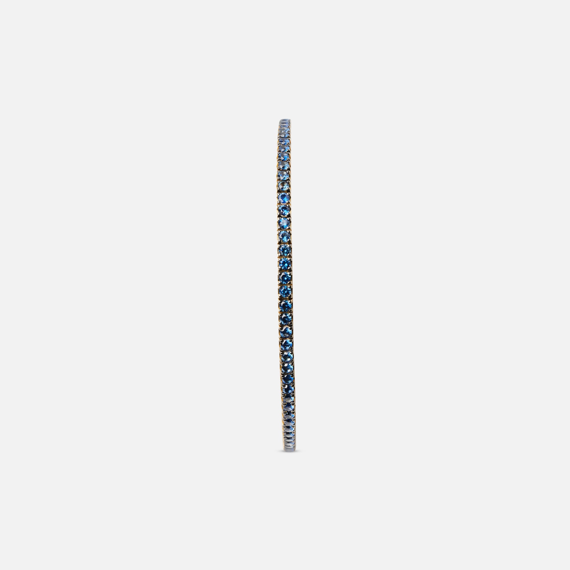 Expandable Blue Sapphire Eternity Bracelet