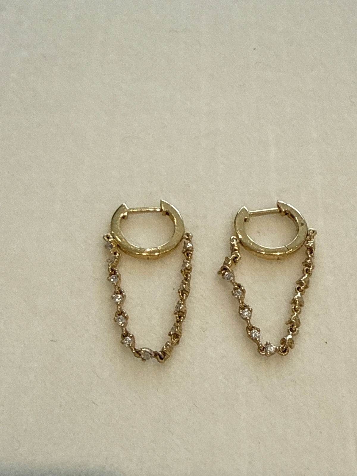 Diamond Chain Hoop (single)