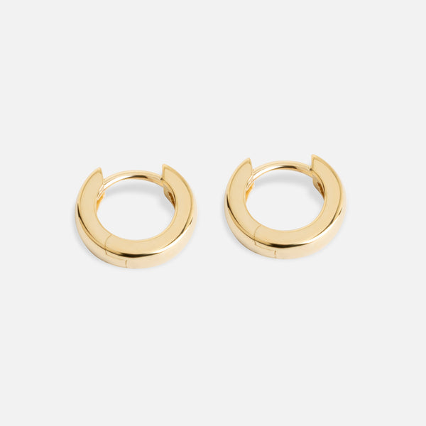 Small Gold Huggie Hoops