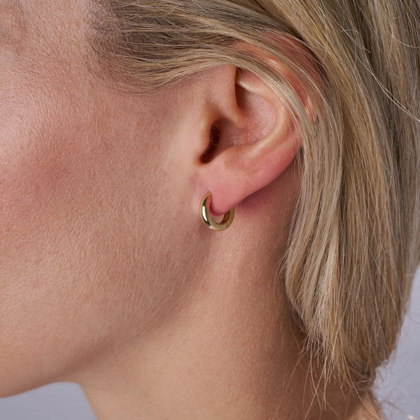 Small Gold Huggie Hoops
