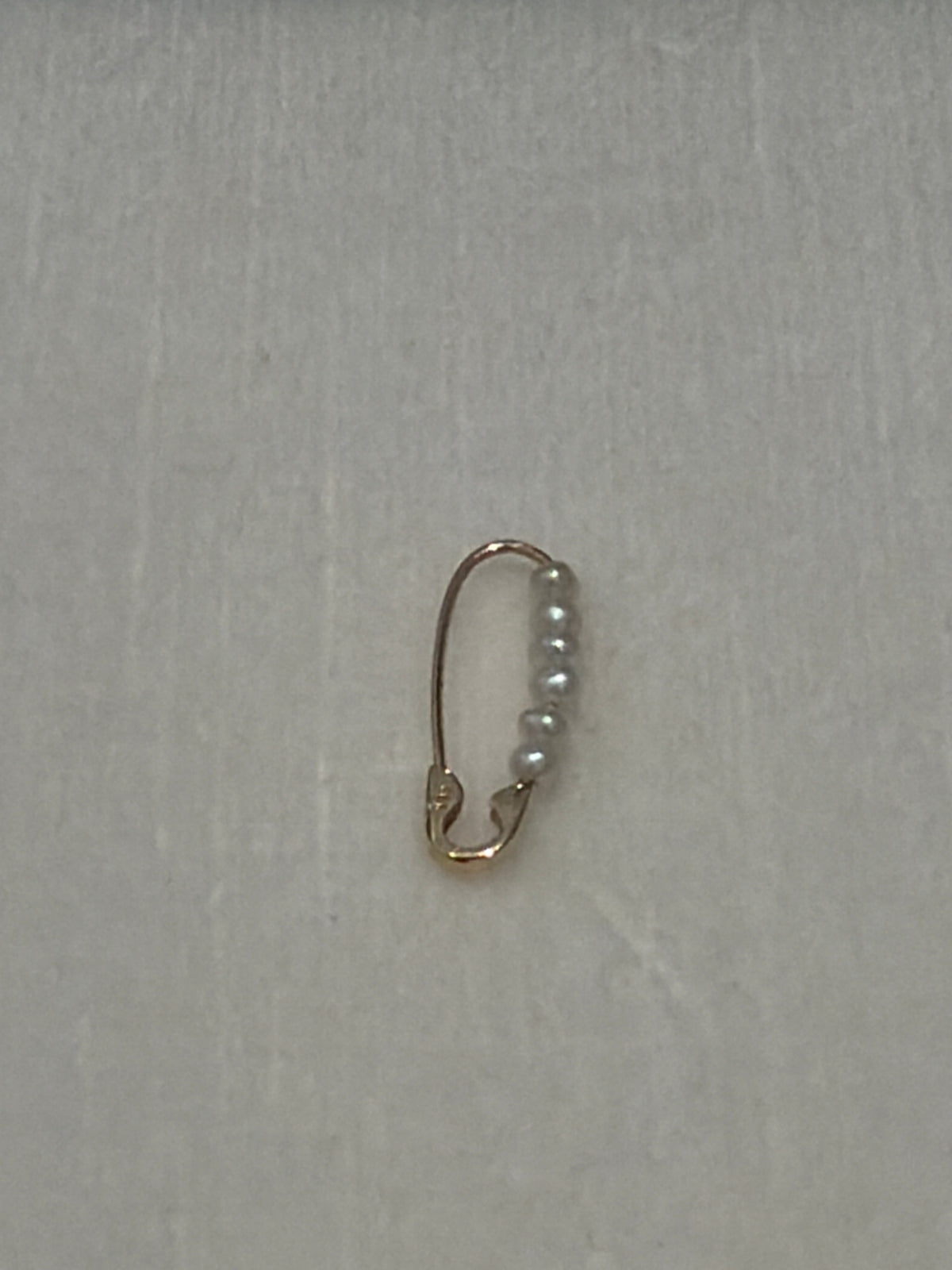 Loren Stewart Mini Pearl Friendship Safety Pin