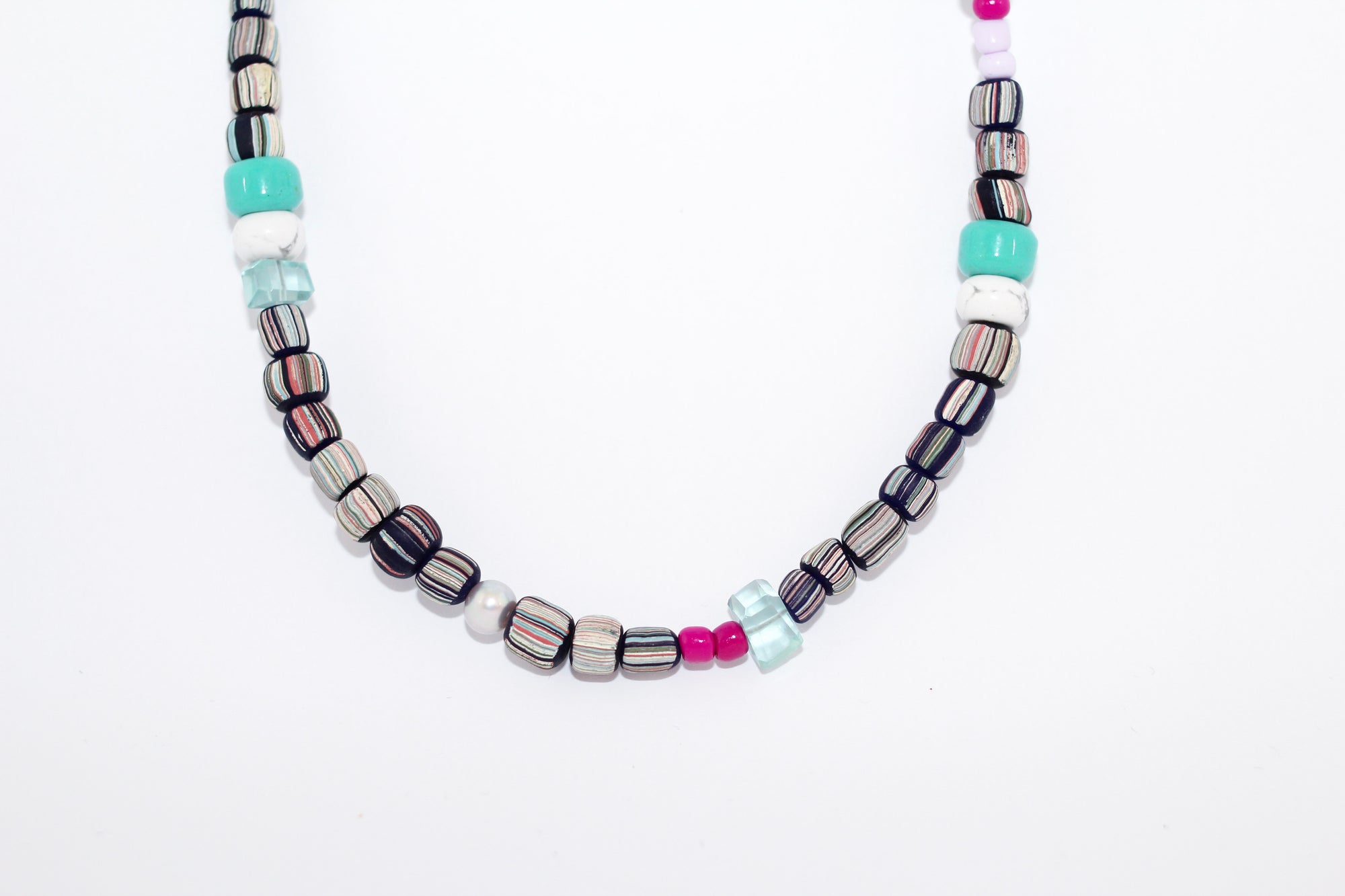 Turquoise Beaded Necklace (long)