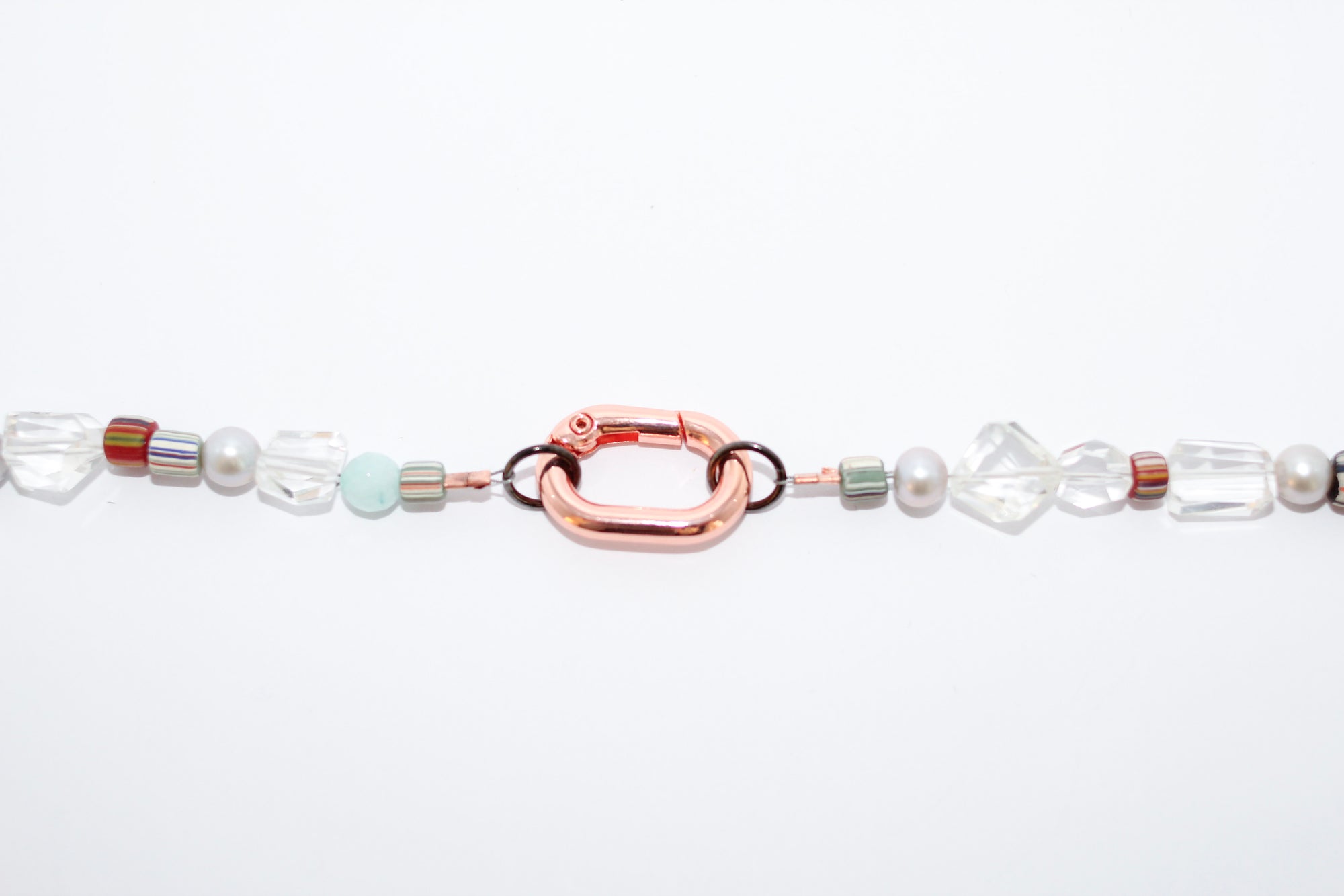 Quartz Beaded Necklace (long)
