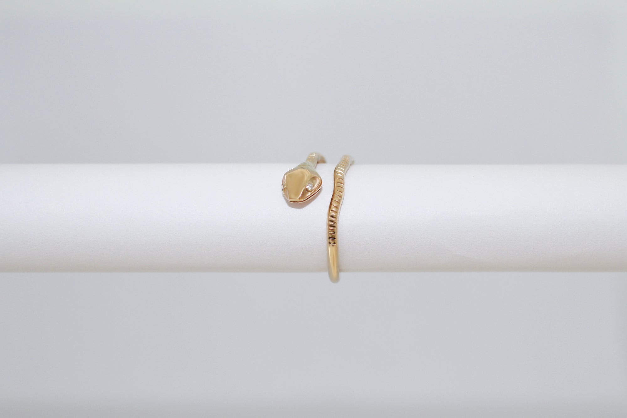 Handmade 14K Snake Ring (one-of-a-kind)