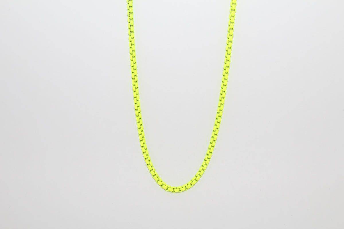 Enamel Layering Chain Necklace