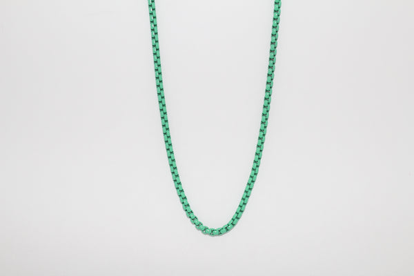 Enamel Layering Chain Necklace