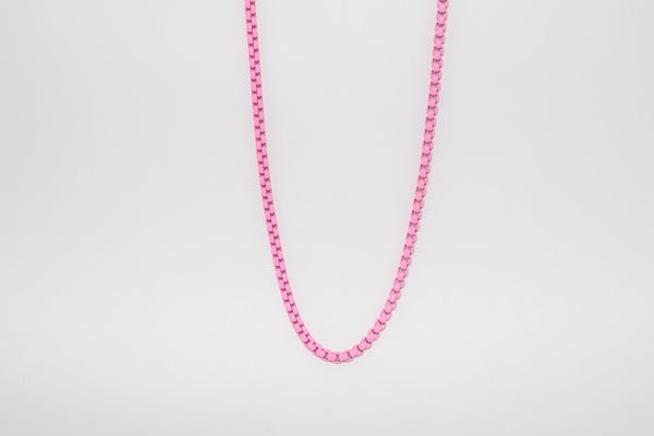 Enamel Layering Chain Necklace