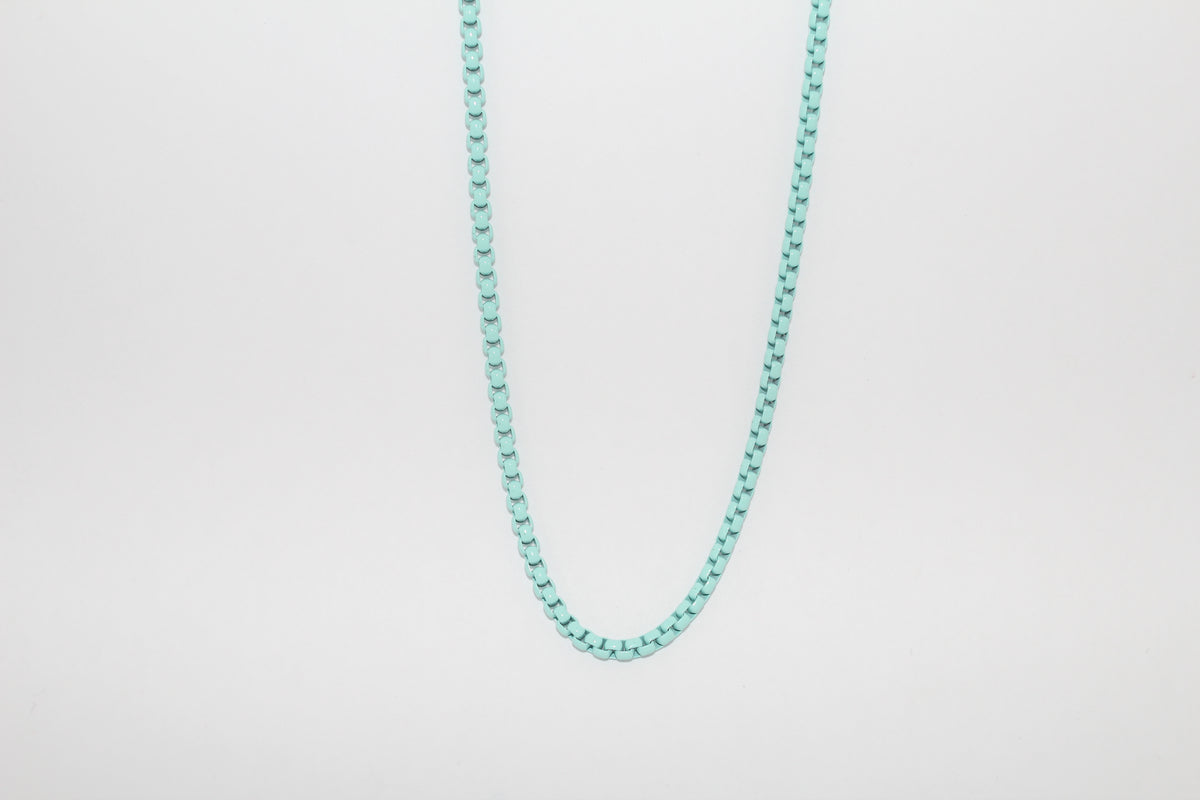 Enamel Layering Chain Necklace