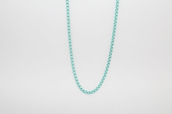 Enamel Layering Chain Necklace