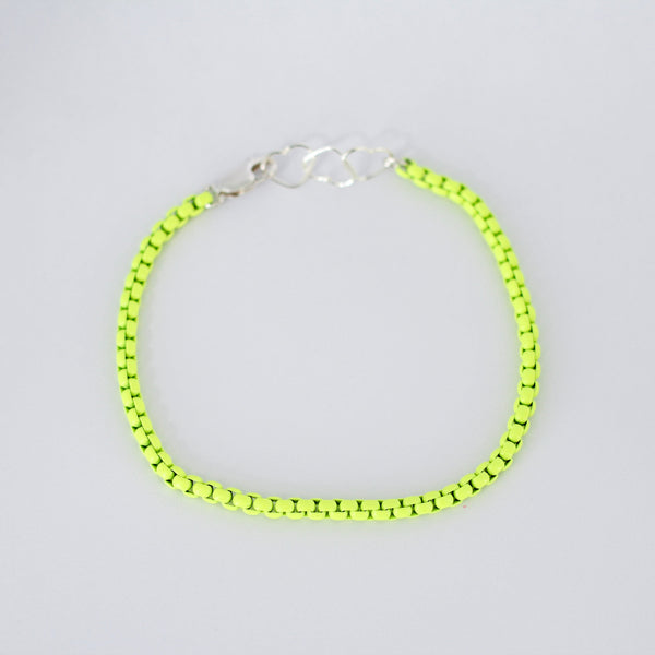 Enamel Layering Chain Bracelet