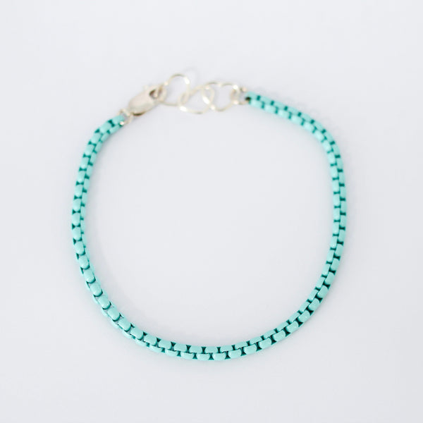 Enamel Layering Chain Bracelet