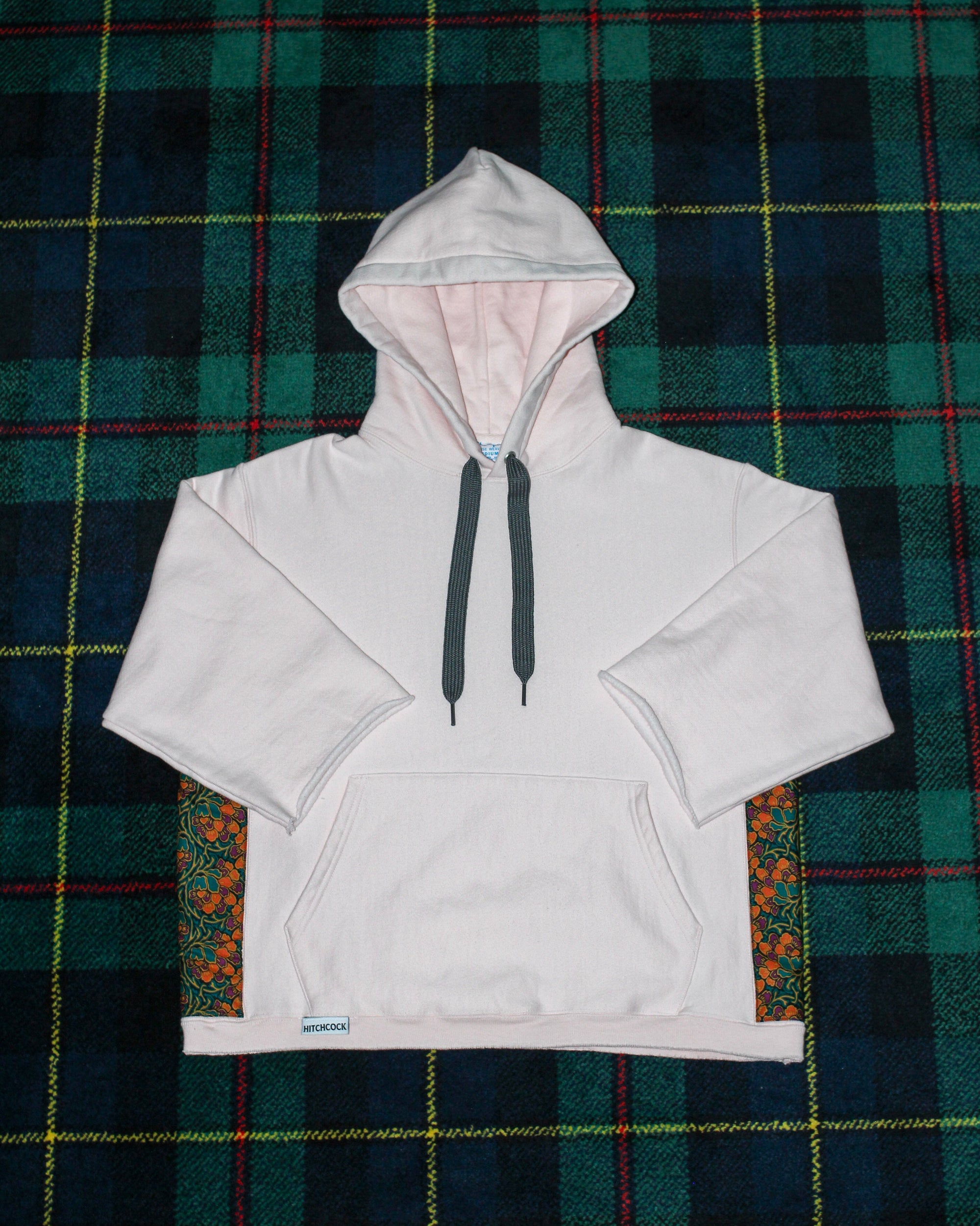 Medium Blush Hoodie with Autumnal Floral