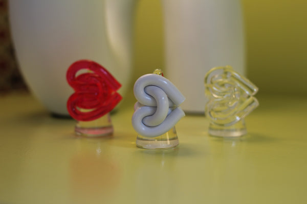 Acrylic Heart Rings (Pre-order)