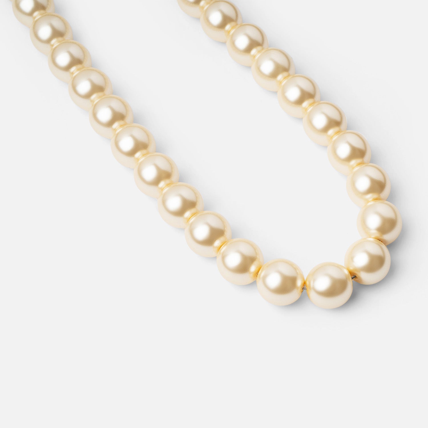 Long Industrial Pearl Necklace