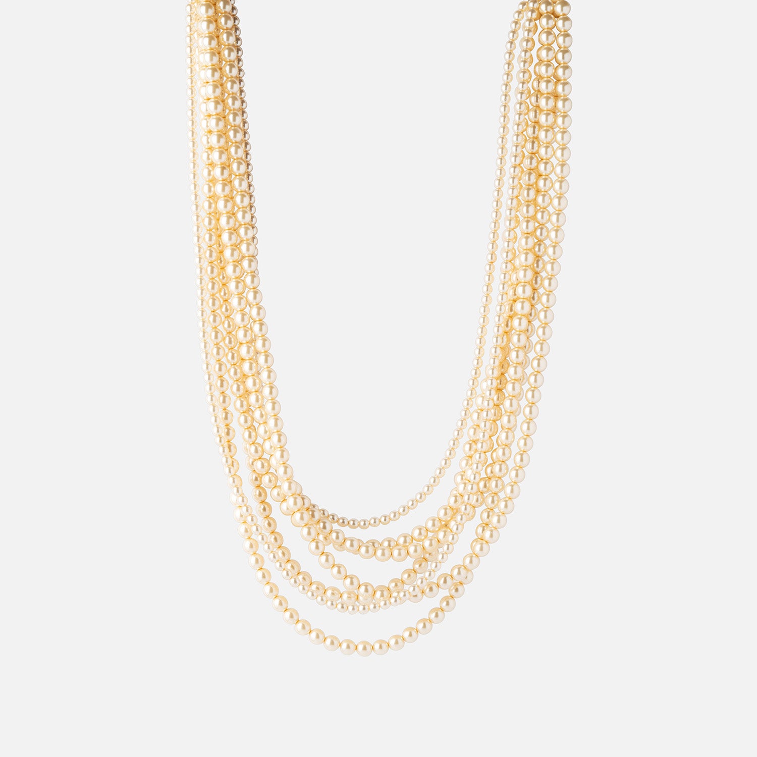 Multi-Strand Pearl Necklace