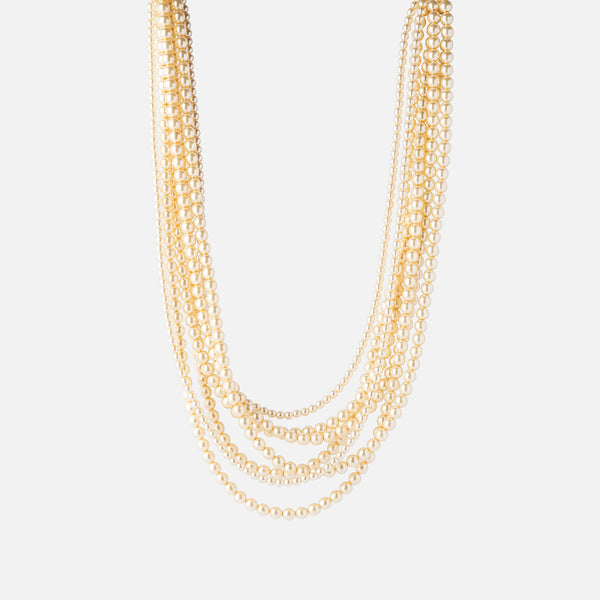 Multi-Strand Pearl Necklace