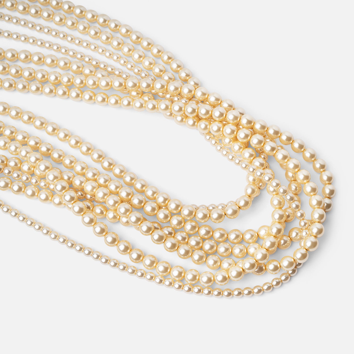 Multi-Strand Pearl Necklace