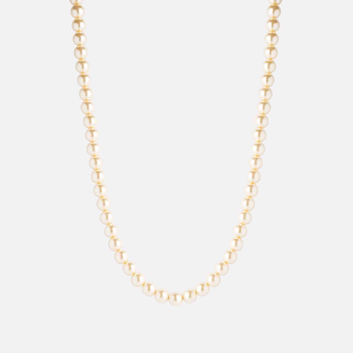 Short Industrial Pearl Necklace