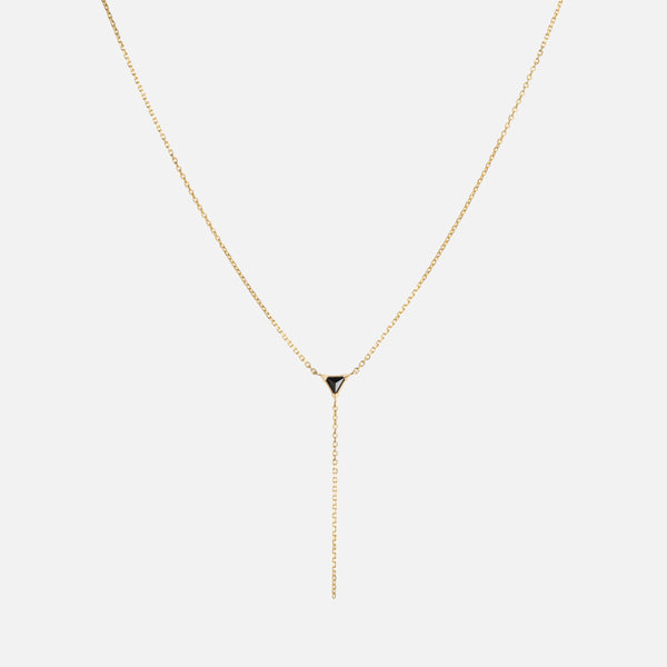 Midnight Black Diamond Lariat