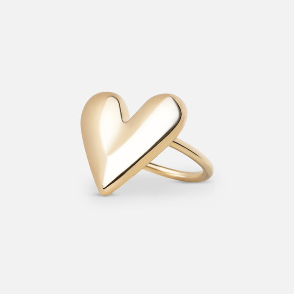 Small Gold Heart Ring