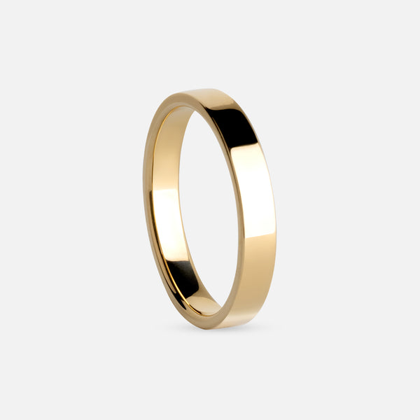 Simple Solid Gold Straight Band