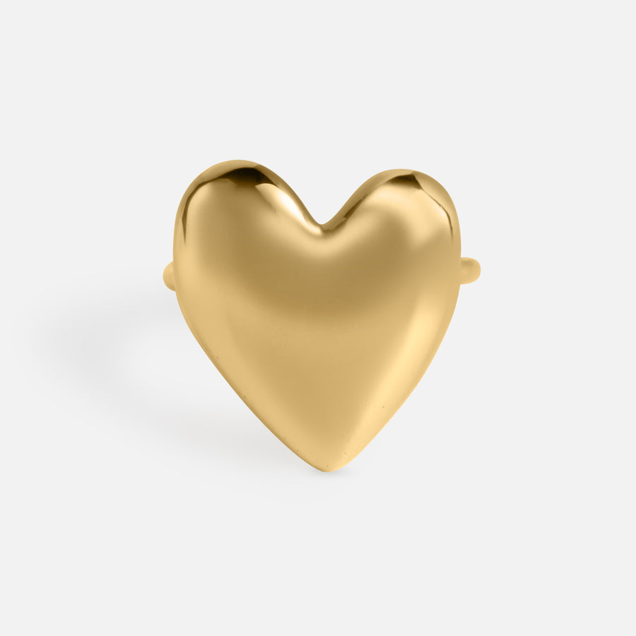 Small Gold Heart Ring