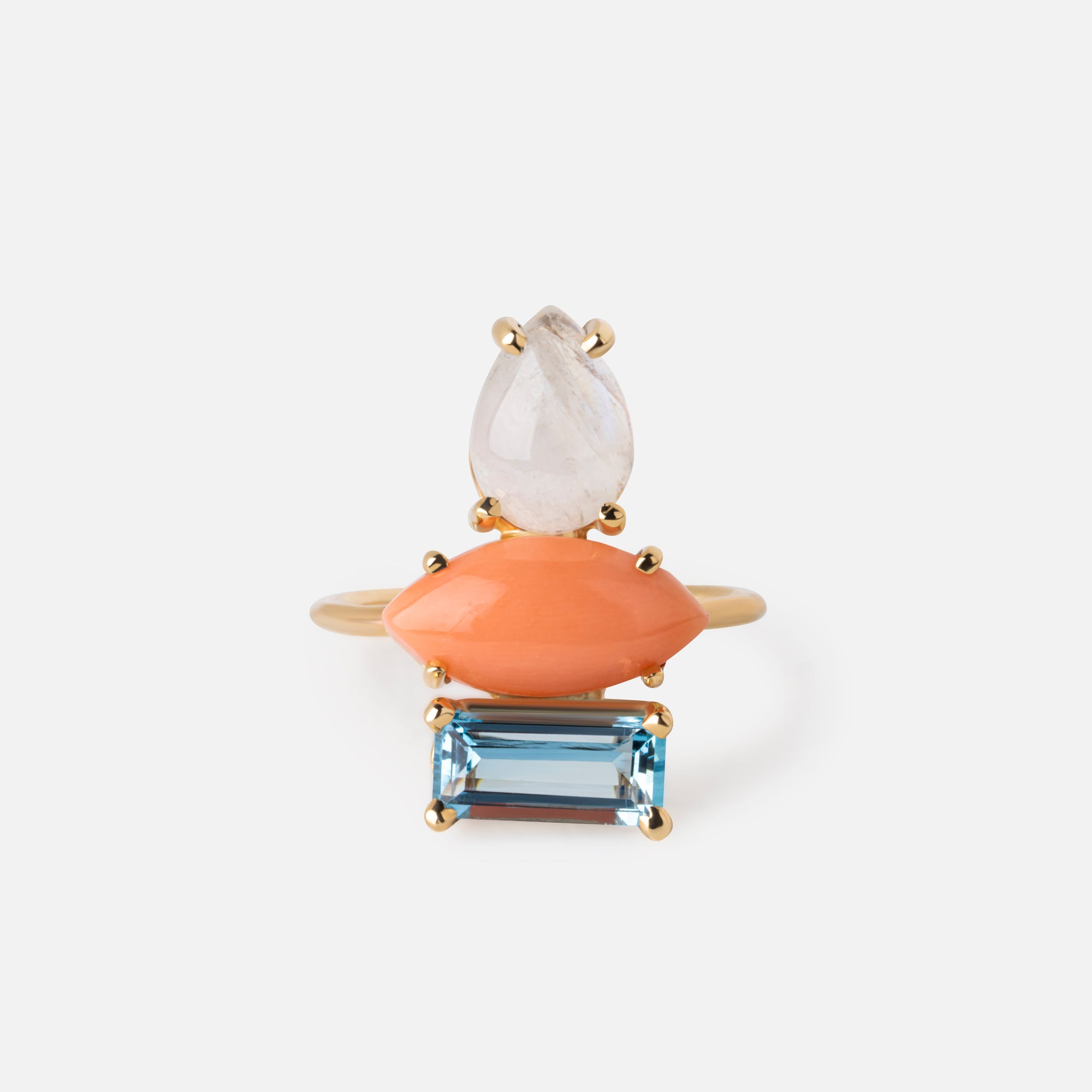 Coral Candy Cocktail Ring