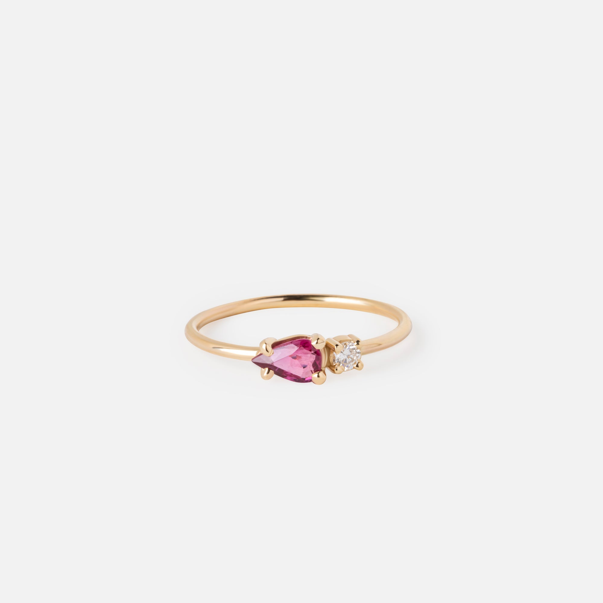 Delicate Ruby & Diamond Ring