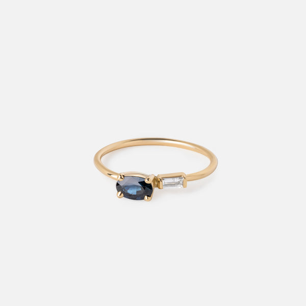 Delicate Sapphire & Diamond Ring