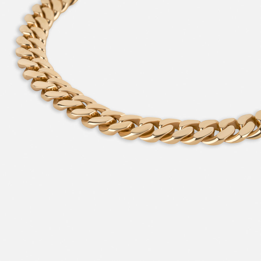 Solid Gold Curb Link Bracelet