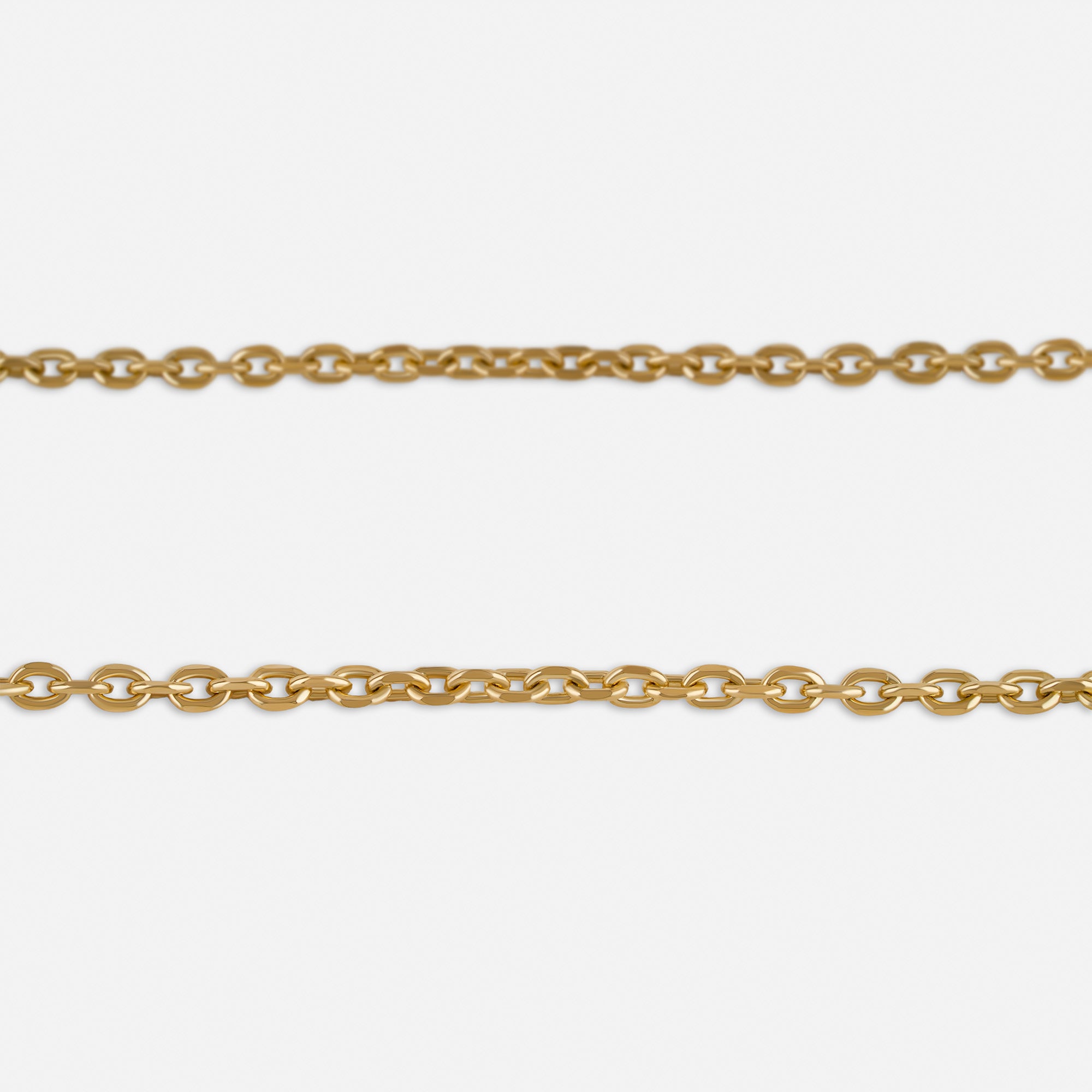 Diamond Cut Gold Chain