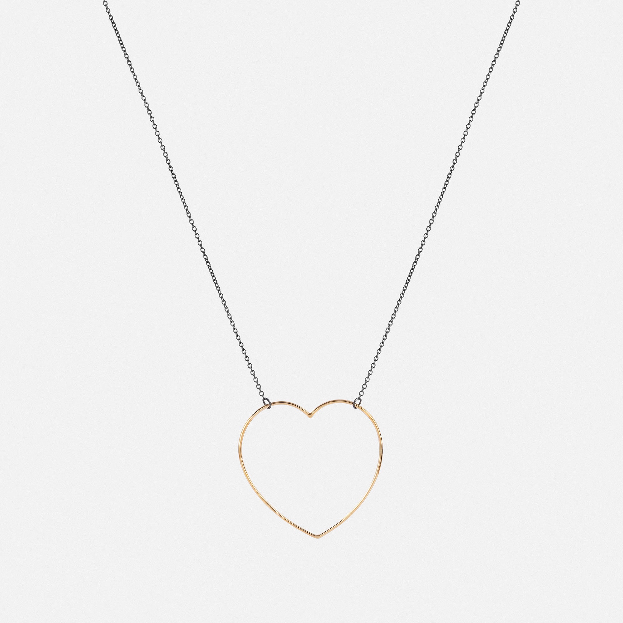 Floating Heart Necklace (large)