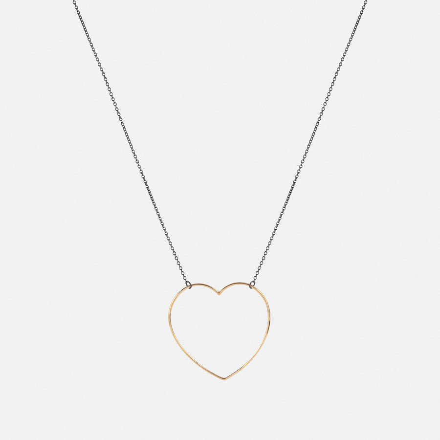 Open Heart Necklace (large)