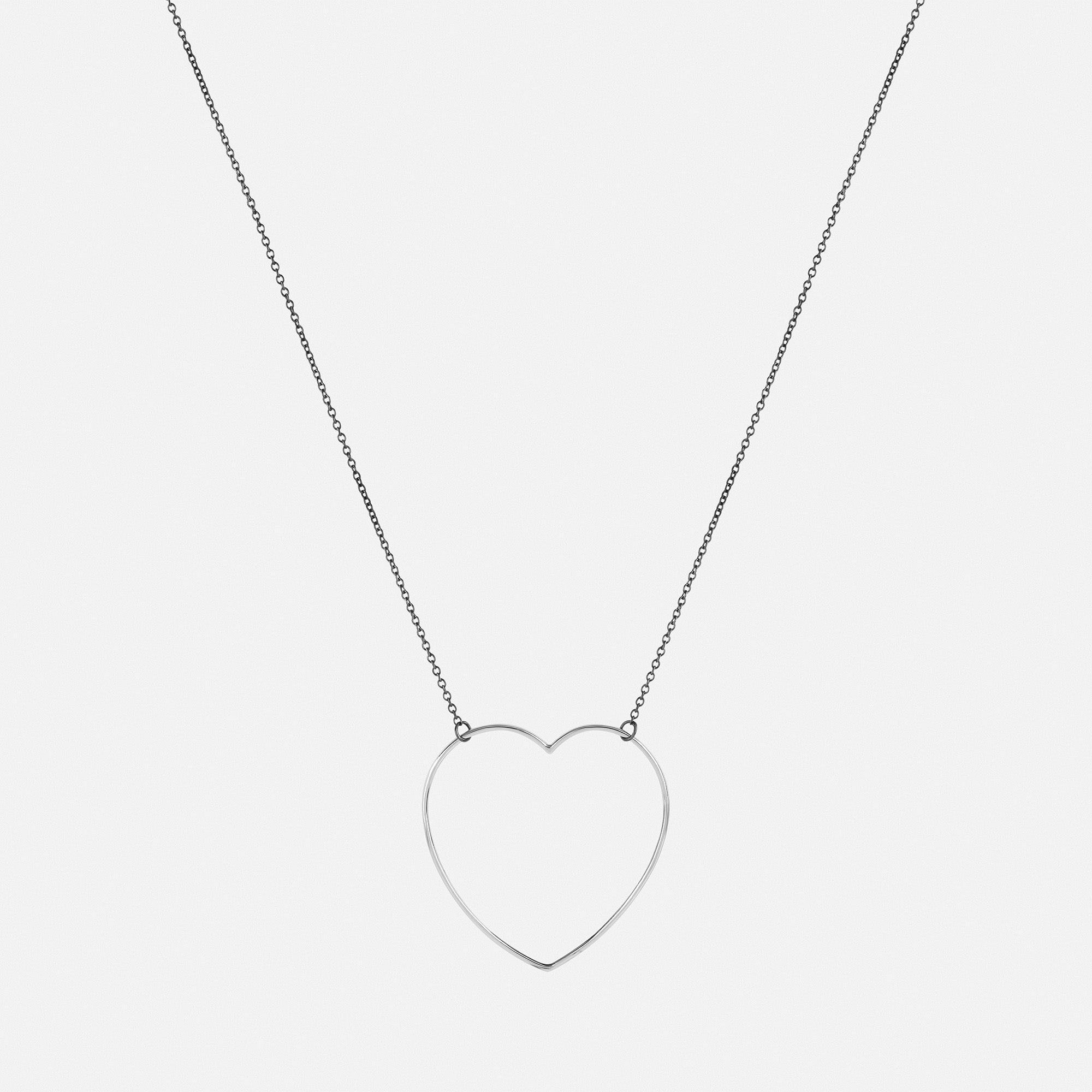 Floating Heart Necklace (large)