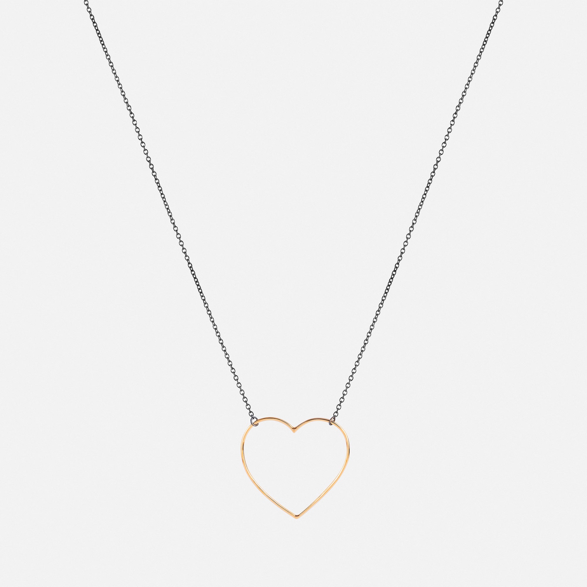 Floating Heart Necklace (medium)