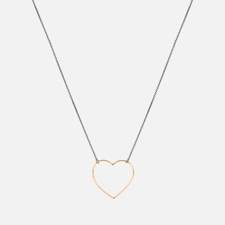Open Heart Necklace (medium)