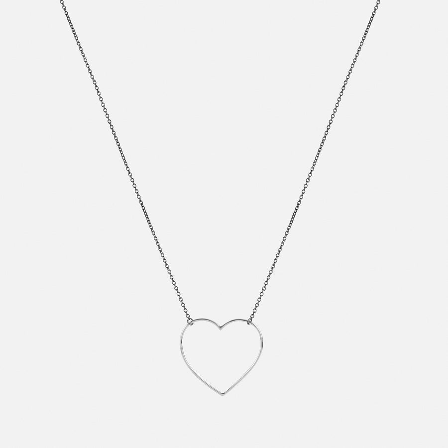 Open Heart Necklace (medium)
