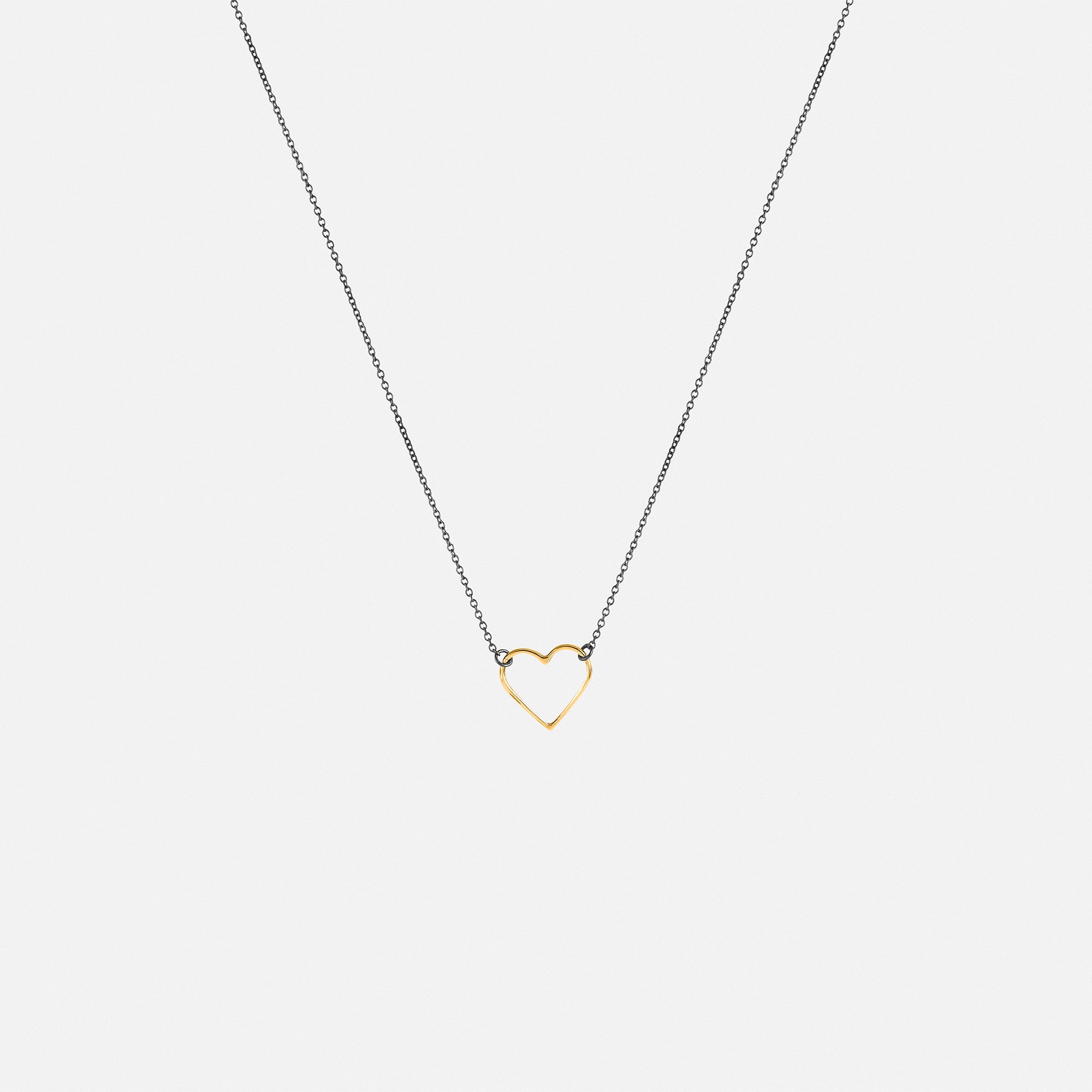 Floating Heart Necklace (micro)