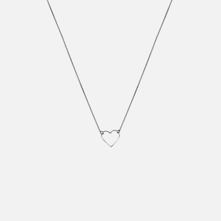 Open Heart Necklace (micro)