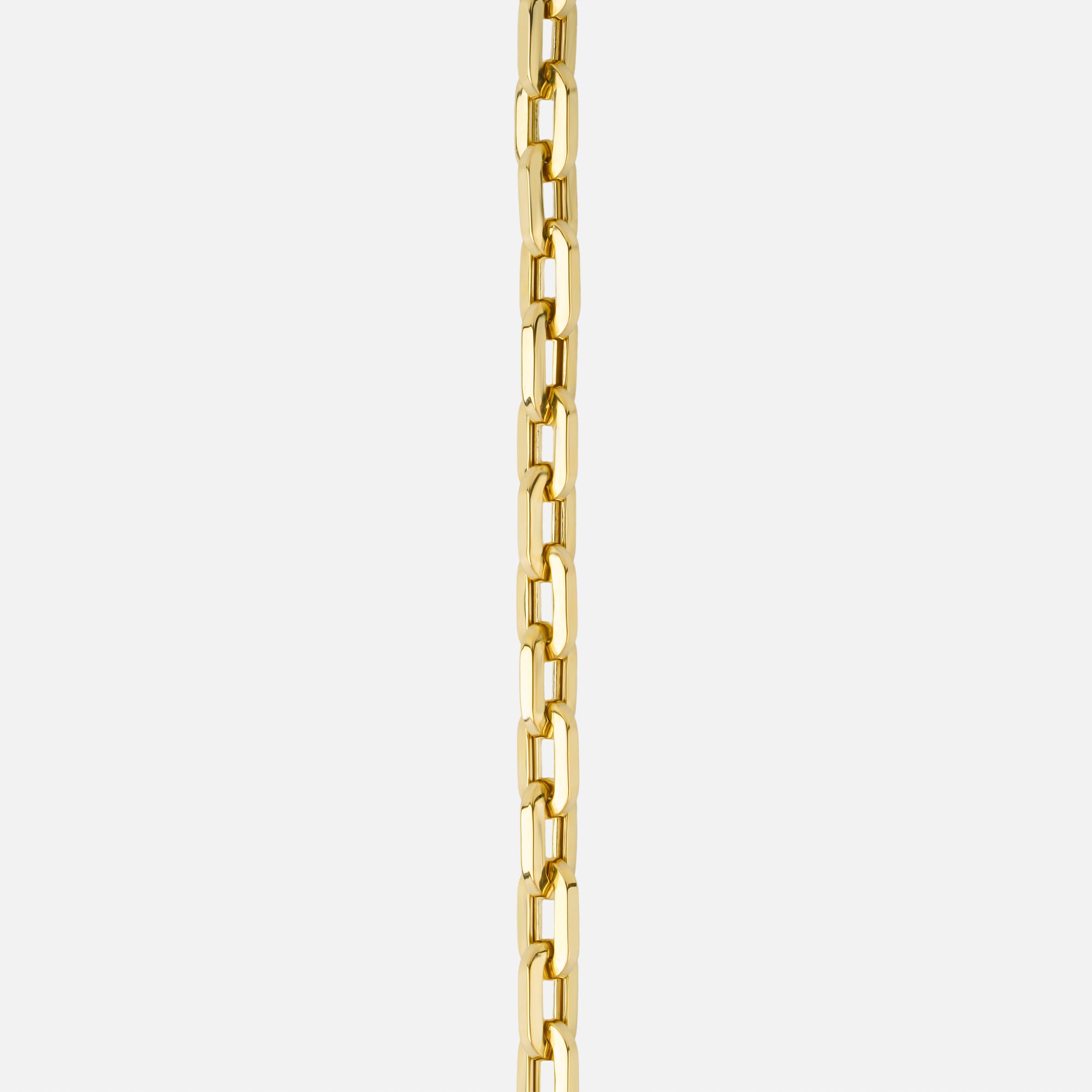 Hollow Chunky Link Gold Bracelet