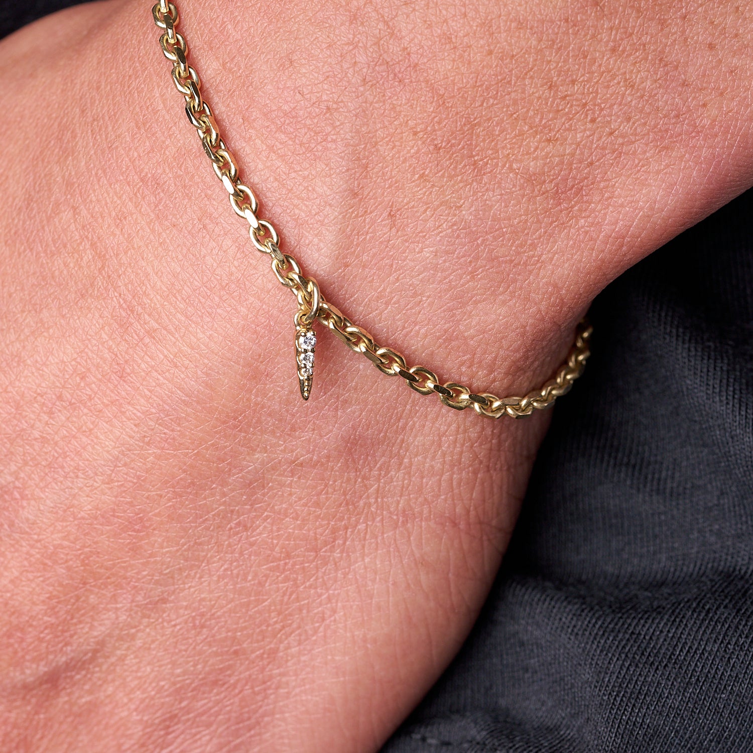 Diamond Spike Bracelet